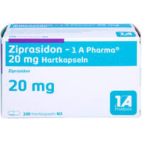 Ziprasidon - 1 A Pharma 20mg Hartkapseln, 100 Stk., 1 A Pharma GmbH