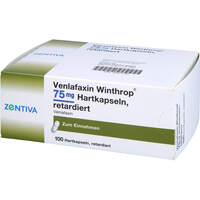 Venlafaxin Winthrop 75 mg Hartkaps. retardiert, 100 st, Zentiva Pharma GmbH