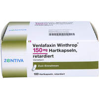 Venlafaxin Winthrop 150 mg Hartkaps. retardiert, 100 st, Zentiva Pharma GmbH
