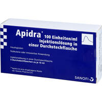 Apidra 100 I.E./ml, 5x10 ml, kohlpharma GmbH