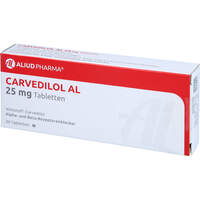Carvedilol Al 25mg Tabletten, 30 Stk., Aliud Pharma GmbH