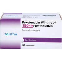 Fexofenadin Winthrop 180 mg Filmtabletten, 50 Stk., Zentiva Pharma GmbH