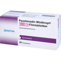 Fexofenadin Winthrop 180 mg Filmtabletten, 50 Stk., Zentiva Pharma GmbH