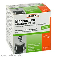 Magnesium-ratiopharm 300mg Micro-Pellets m Gran., 40 Stück, ratiopharm GmbH