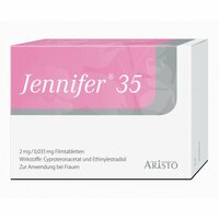 Jennifer 35 2 mg/0.035 mg Filmtabletten, 21 st, Aristo Pharma GmbH