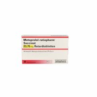 Metoprolol-ratiopharm Succinat 23.75 mg Retardtbl, 30 st, ratiopharm GmbH