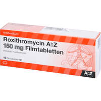 Roxithromycin AbZ 150mg Filmtabletten, 10 st, Abz Pharma GmbH