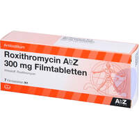 Roxithromycin AbZ 300mg Filmtabletten, 7 Stk., Abz Pharma GmbH