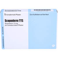 Scopoderm TTS Membranpflaster, 5 st, Baxter Deutschland GmbH Medication Delivery