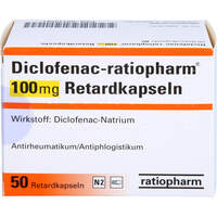 Diclofenac-ratiopharm 100 mg Retardkapseln, 50 Stk., ratiopharm GmbH