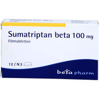 Sumatriptan beta 100mg Filmtabletten, 12 st, betapharm Arzneimittel GmbH