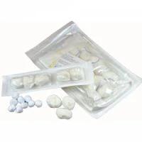 Mulltupfer steril 20x20 rund plaumengroß, 80x3 Stück, Meditrade GmbH