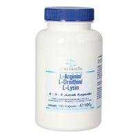 L-Arginin/L-Ornithin/L-Lysin 4:3:4 Junek Kapseln, 180 st, Bios Medical Services