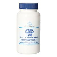 Arginin/Ornithin/Lysin 4:3:4 Junek Kapseln, 100 st, Bios Medical Services