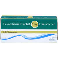 Levocetirizin Bluefish 5mg Filmtabletten, 20 Stk., Bluefish Pharma GmbH
