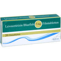 Levocetirizin Bluefish 5mg Filmtabletten, 20 Stk., Bluefish Pharma GmbH