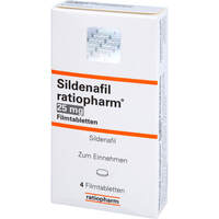 Sildenafil ratiopharm 25mg Filmtabletten, 4 Stk., ratiopharm GmbH