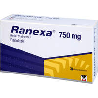 Ranexa 750 mg Retardtabletten, 30 Stk., Berlin-Chemie AG