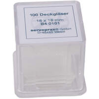 Deckgläser 18x18mm, 100 st, Büttner-Frank GmbH