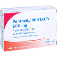 Pentoxifyllin STADA 600mg Retardtabletten, 30 Stk., STADAPHARM GmbH
