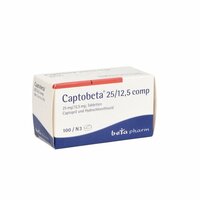 Captobeta 25/12.5 comp, 100 st, betapharm Arzneimittel GmbH