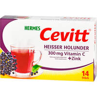 HERMES Cevitt heißer Holunder Granulat, 14 st, Hermes Arzneimittel GmbH