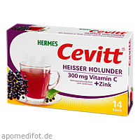 HERMES Cevitt heißer Holunder Granulat, 14 st, Hermes Arzneimittel GmbH