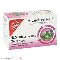 H&S BLASEN U NIERENTEE, 20 × 2.0 Gramm, H&S Tee - Gesellschaft mbH & Co.