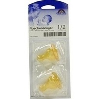 Sauger Kirsche m Ventil Latex Milch 0-18 Mon, 2 st, Büttner-Frank GmbH