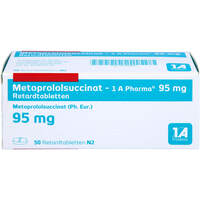 Metoprololsuccinat - 1 A Pharma 95mg Retardtab, 50 st, 1 A Pharma GmbH