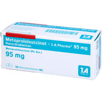 Metoprololsuccinat - 1 A Pharma 95mg Retardtab, 50 st, 1 A Pharma GmbH