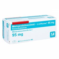 Metoprololsuccinat - 1 A Pharma 95mg Retardtab, 50 st, 1 A Pharma GmbH