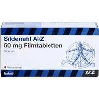 Sildenafil AbZ 50 mg Filmtabletten, 4 Stk., Abz Pharma GmbH