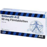 Sildenafil AbZ 50 mg Filmtabletten, 4 Stk., Abz Pharma GmbH