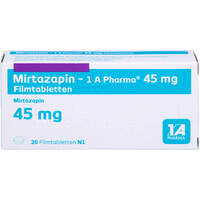Mirtazapin - 1 A Pharma 45mg Filmtabletten, 20 st, 1 A Pharma GmbH