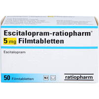 Escitalopram-ratiopharm 5 mg Filmtabletten, 50 Stk., ratiopharm GmbH