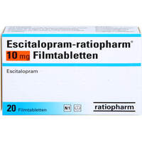 Escitalopram-ratiopharm 10 mg Filmtabletten, 20 Stk., ratiopharm GmbH