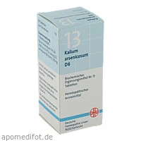 BIOCHEMIE DHU 13 KALIUM ARSENICOSUM D 6, 80 Stück, Dhu-Arzneimittel GmbH & Co. KG