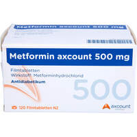 Metformin axcount 500mg, 120 st, Axcount Generika GmbH