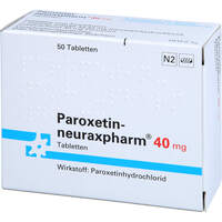 Paroxetin-neuraxpharm 40mg, 50 Stk., neuraxpharm Arzneimittel GmbH Paroxetin-neuraxpharm 40mg, 50 Stk., neuraxpharm Arzneimittel GmbH