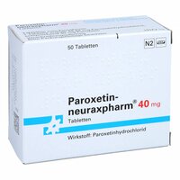 Paroxetin-neuraxpharm 40mg, 50 Stk., neuraxpharm Arzneimittel GmbH Paroxetin-neuraxpharm 40mg, 50 Stk., neuraxpharm Arzneimittel GmbH