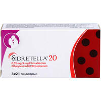 Sidretella 20 0.02mg/3mg Filmtabletten, 3x21 Stk., Zentiva Pharma GmbH
