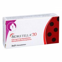 Sidretella 20 0.02mg/3mg Filmtabletten, 3x21 Stk., Zentiva Pharma GmbH