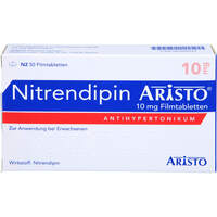 Nitrendipin Aristo 10 mg Filmtabletten, 50 Stk., Aristo Pharma GmbH