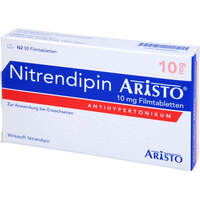 Nitrendipin Aristo 10 mg Filmtabletten, 50 Stk., Aristo Pharma GmbH