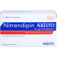 Nitrendipin Aristo 10 mg Filmtabletten, 100 Stk., Aristo Pharma GmbH