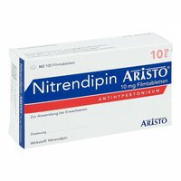Nitrendipin Aristo 10 mg Filmtabletten, 100 Stk., Aristo Pharma GmbH