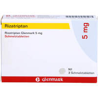 Rizatriptan Glenmark 5 mg Schmelztabletten, 3 st, Glenmark Arzneimittel GmbH