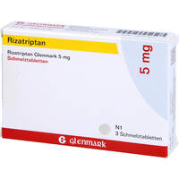 Rizatriptan Glenmark 5 mg Schmelztabletten, 3 st, Glenmark Arzneimittel GmbH