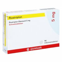 Rizatriptan Glenmark 5 mg Schmelztabletten, 3 st, Glenmark Arzneimittel GmbH